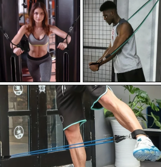 Kit 20 Minutos Entrena fuerza real en 20 minutos, sin salir de casa.(5 niveles de resistencia para progresar desde el día uno)
