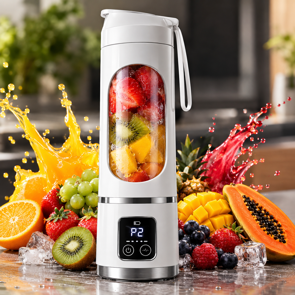 🔥Licuadora Portátil ,En cualquier lugar. Sin cocina🔥 SOLO HOY 50% de descuento + envío gratis 🚚